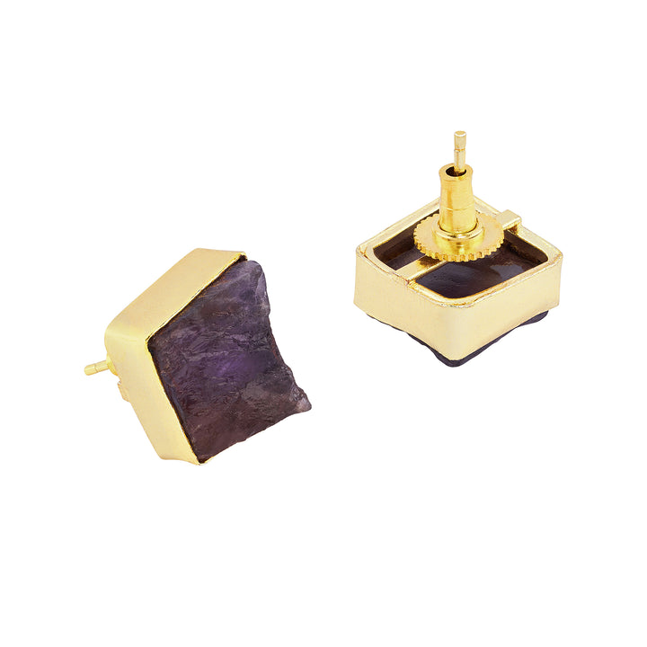 Soléa Amethyst Multicolored Natural Stone Charm Necklace Set