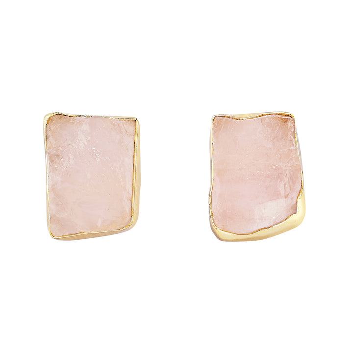 Soléa Pink Natural Stone Earrings