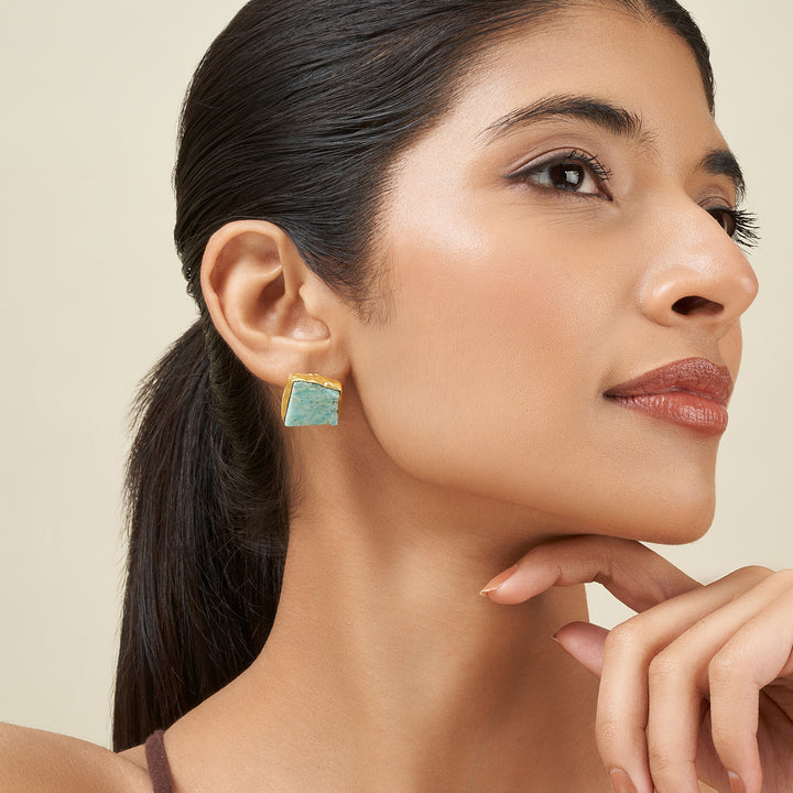 Soléa Turquoise Natural Stone Earrings