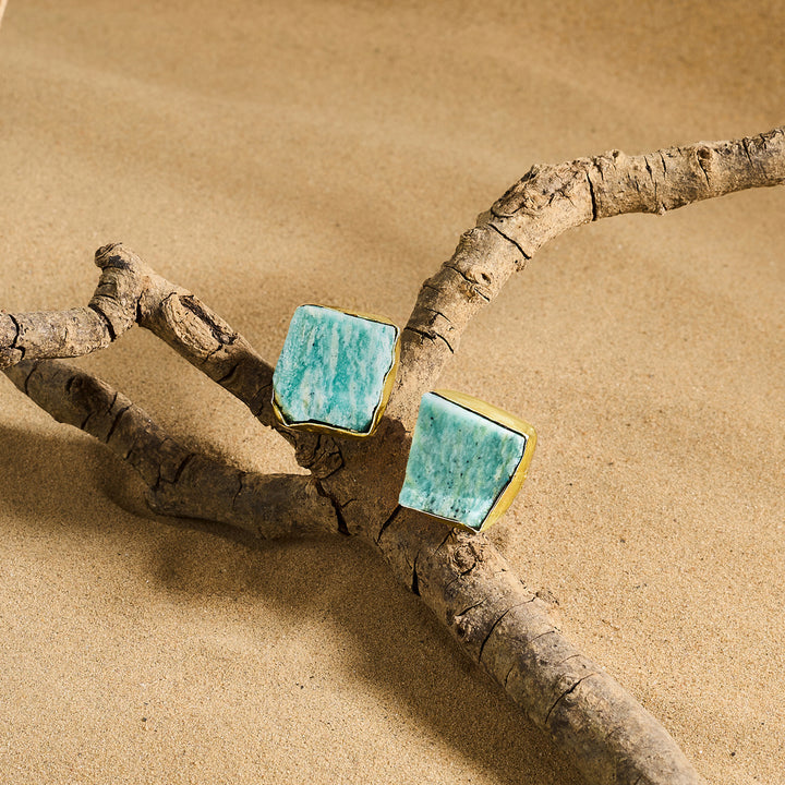 Soléa Turquoise Natural Stone Earrings