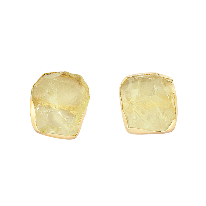 Soléa Yellow Natural Stone Earrings