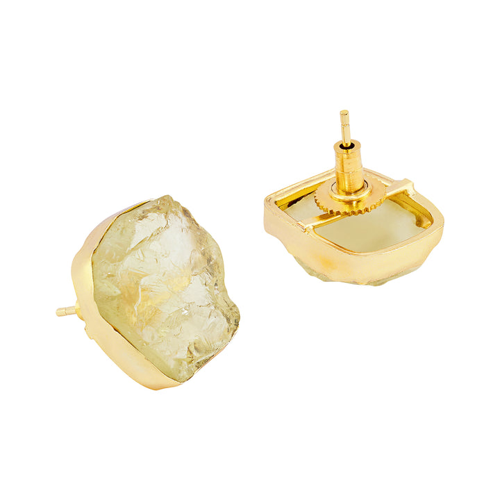 Soléa Yellow Natural Stone Earrings