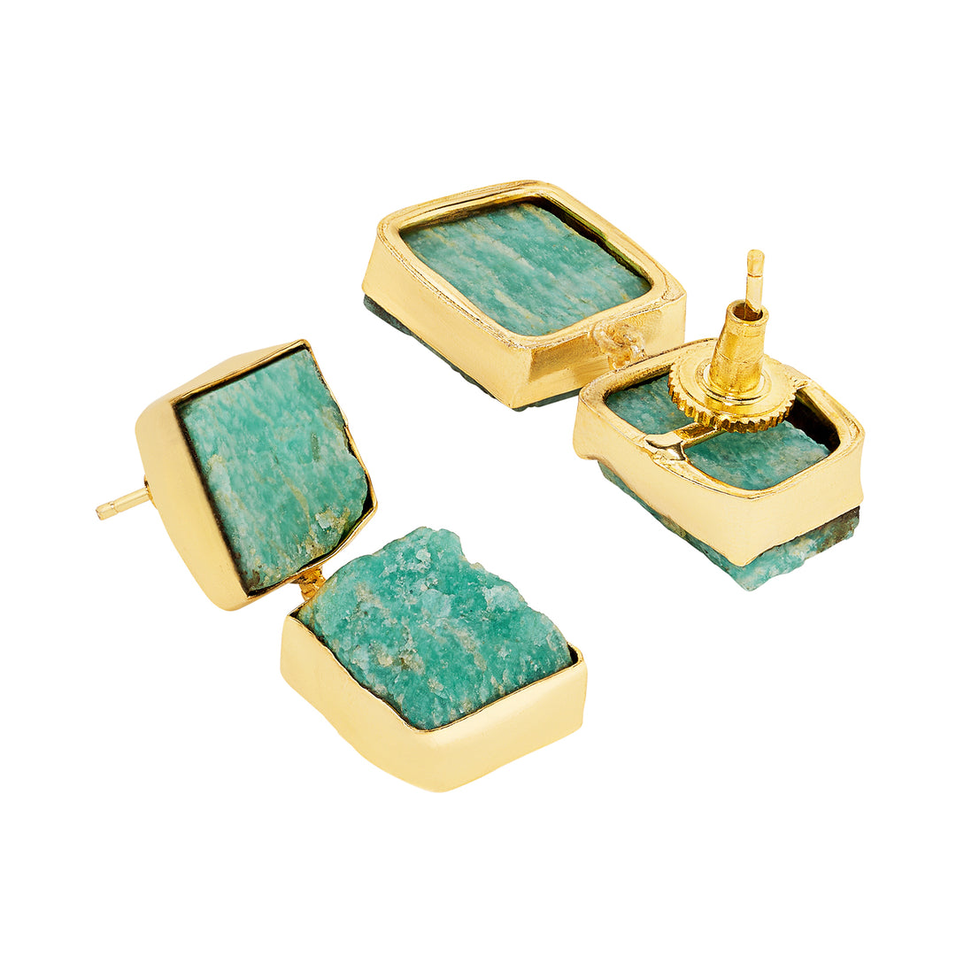 Soléa Turquoise Natural Stone Danglers