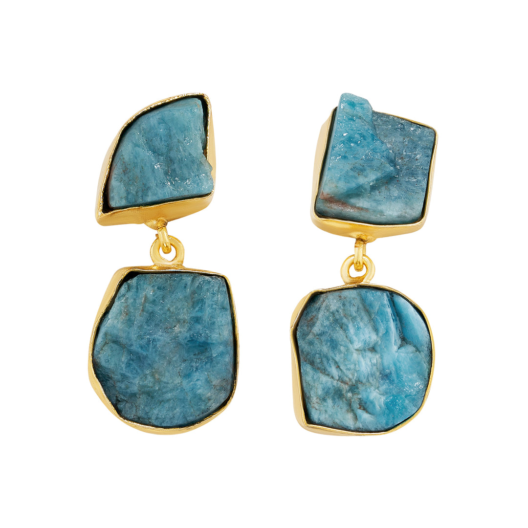Soléa Blue Natural Stone Danglers