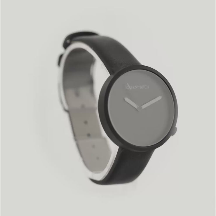 Shop online Murdoc All Black Pu Strap Watch by Joker & Witch