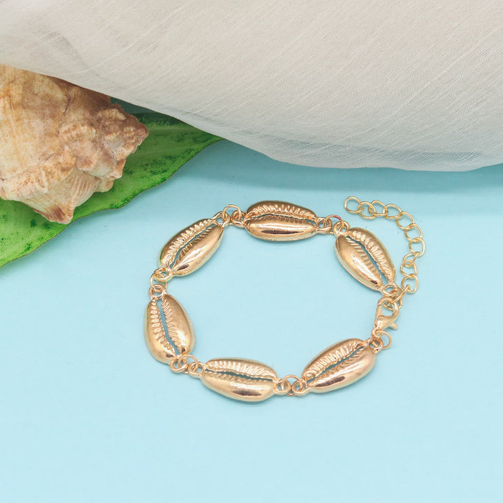 Sharon Sea Shells Gold Bracelet - Joker & Witch