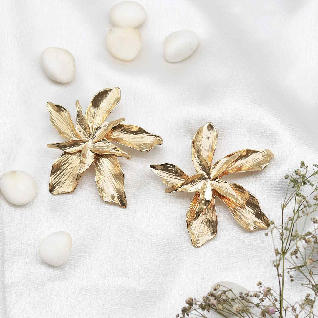 Flora Gold Earrings - Joker & Witch