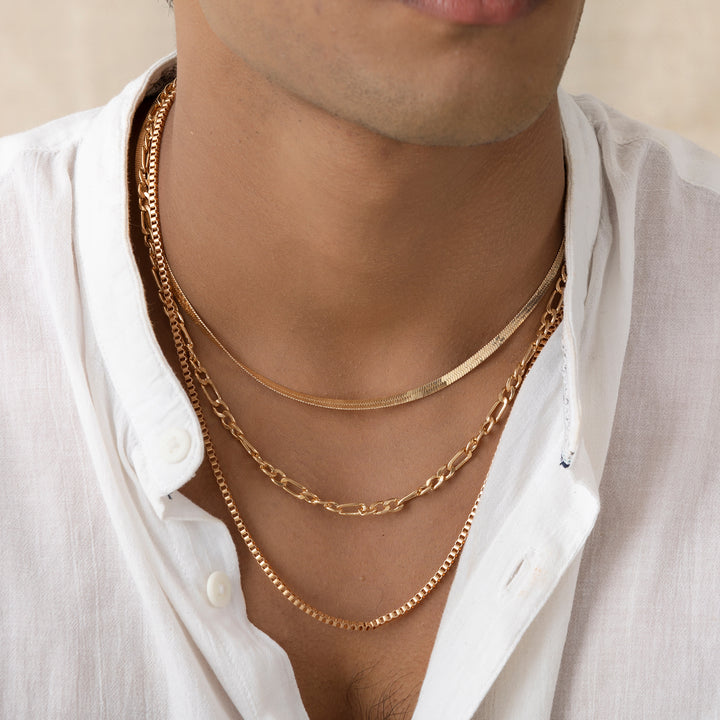 Sleek Gold Layered Necklace