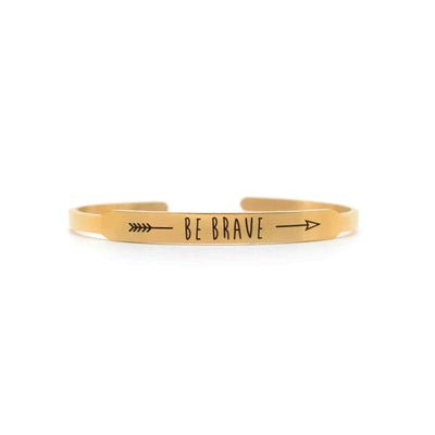 Be Brave Rose Gold Mantra Band - Joker & Witch