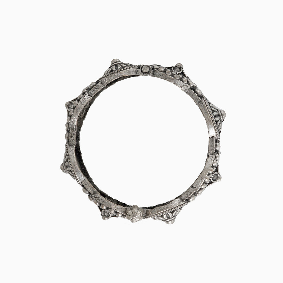 Teejh Sheela Silver Oxidised Bracelet
