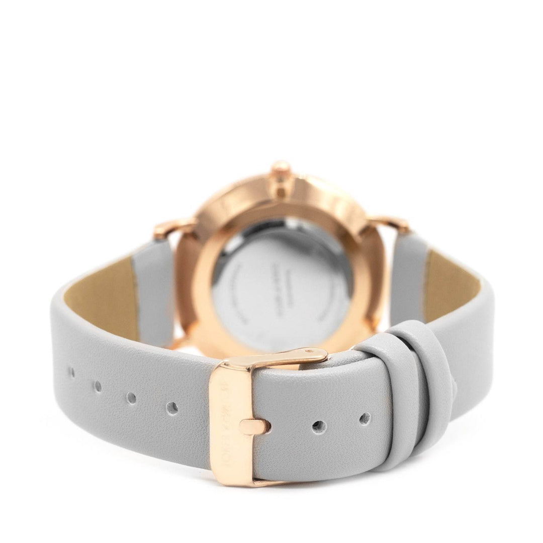 Hannah Black Marble Dial Grey Watch - Joker & Witch