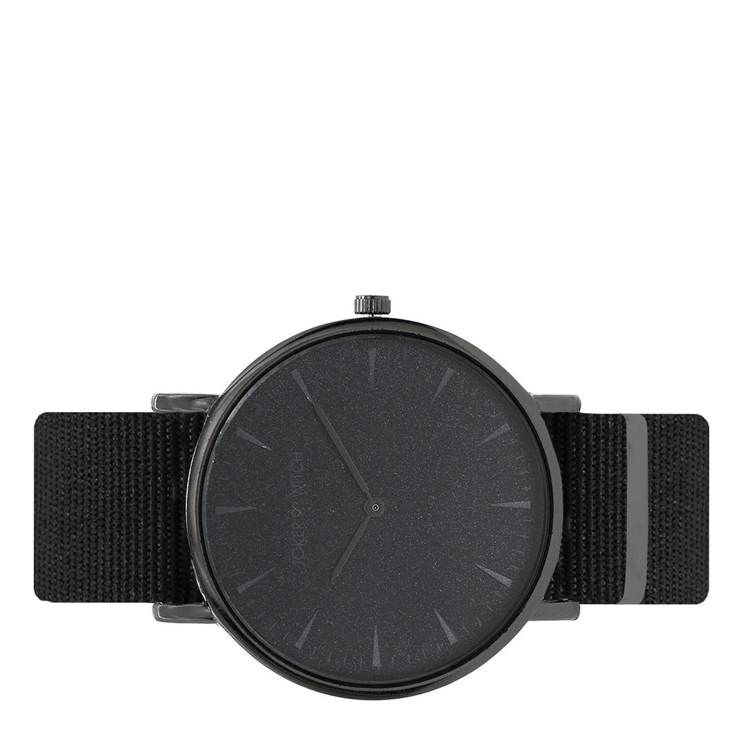 Phile Black Large Dial Nato Strap Men's Watch