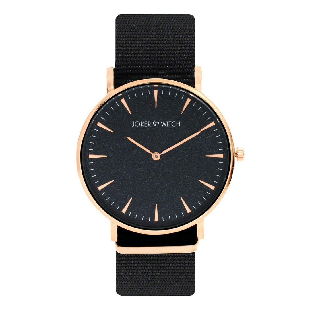 Romeo & Juliet Black Couple Watches