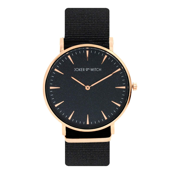 Romeo & Juliet Black Couple Watches