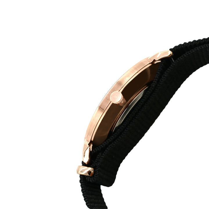 Aimee Black Large Dial Nato Strap Men's Watch