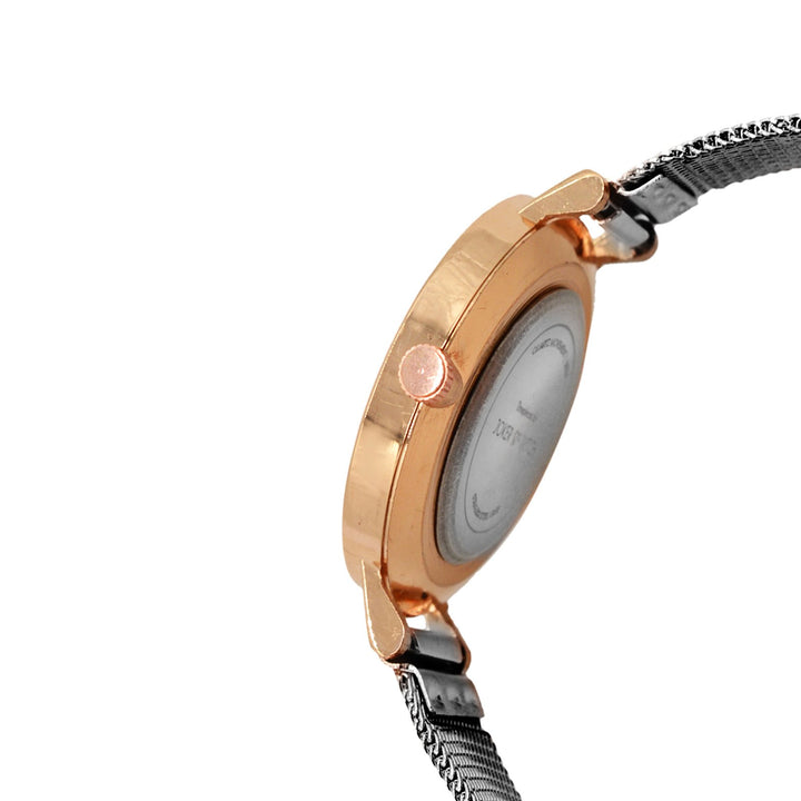 Preto Gunmetal Men's Watch Bracelet Stack