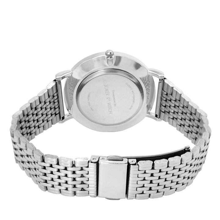 Maleficent Silver Men's Watch Bracelet Stack