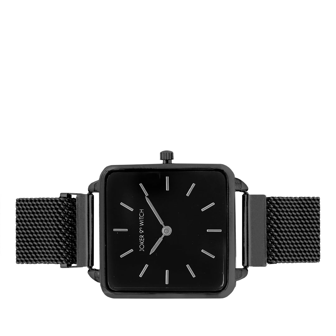 Vintage Square Dial Black Magnetic Watch - Joker & Witch