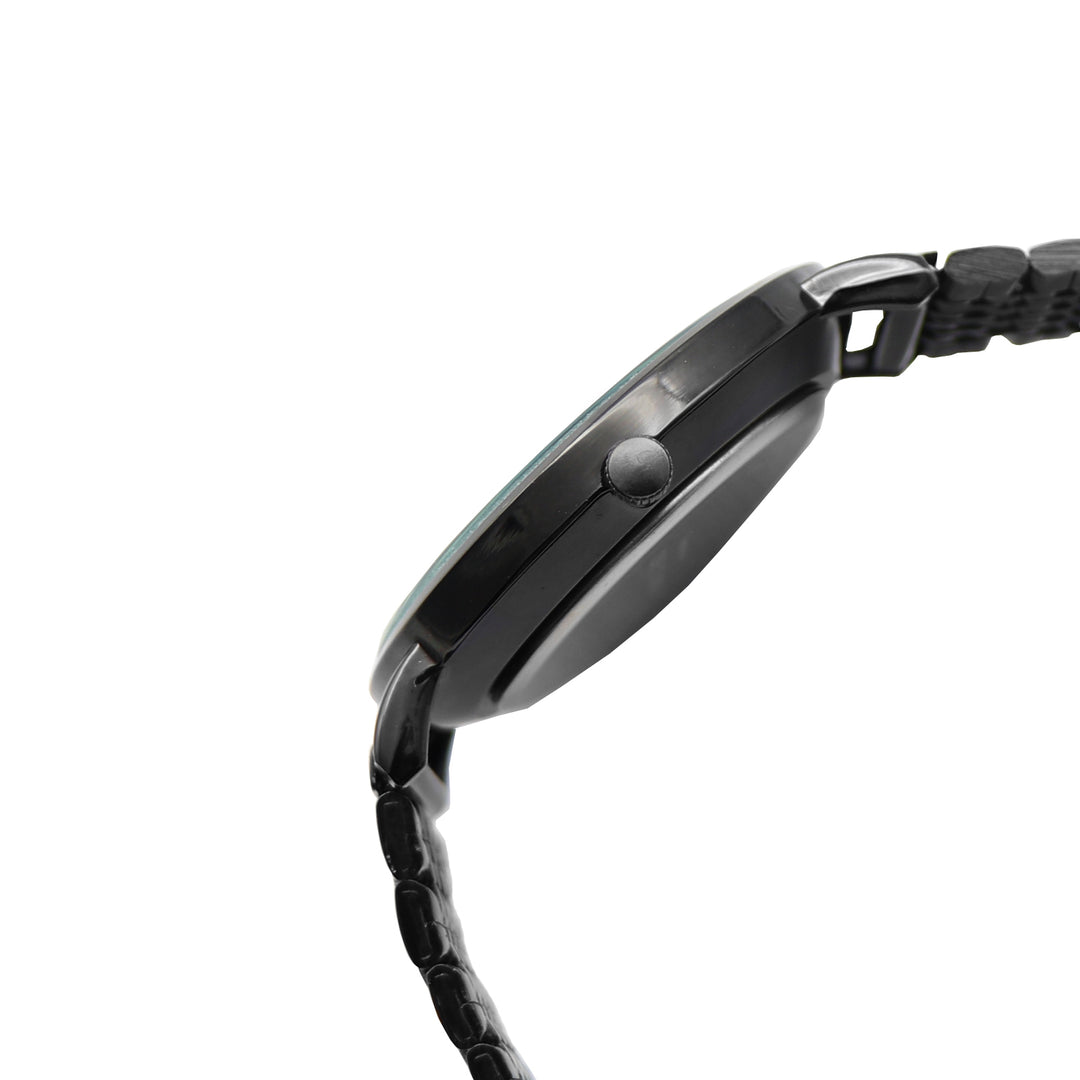 Noel Black Large Dial Linked Chain Strap Men's Watch