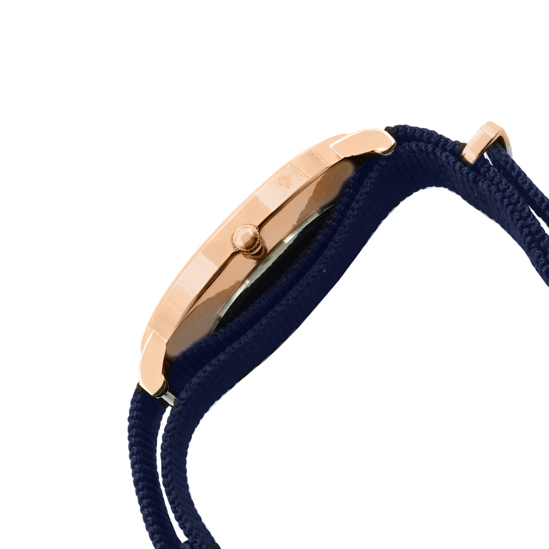 Neo White Large Dial Blue Nato Strap Men's Watch