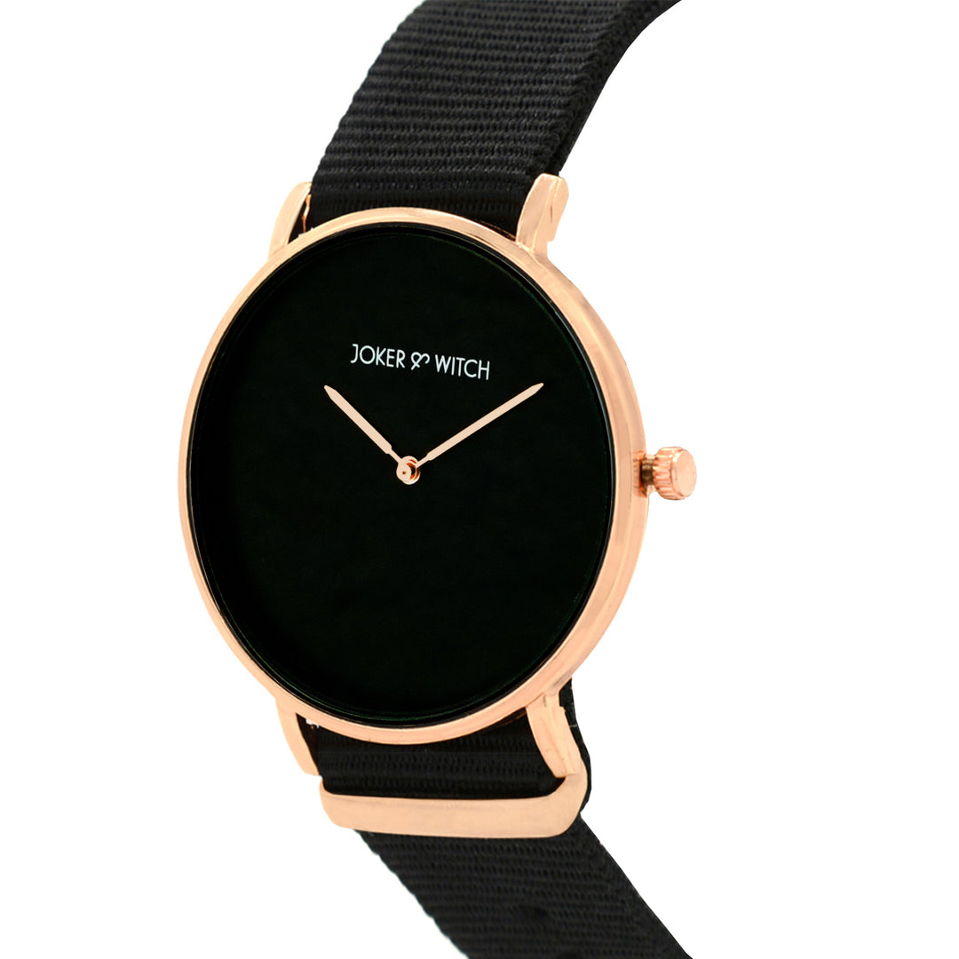 Neo Black Large Dial Nato Strap Men's Watch