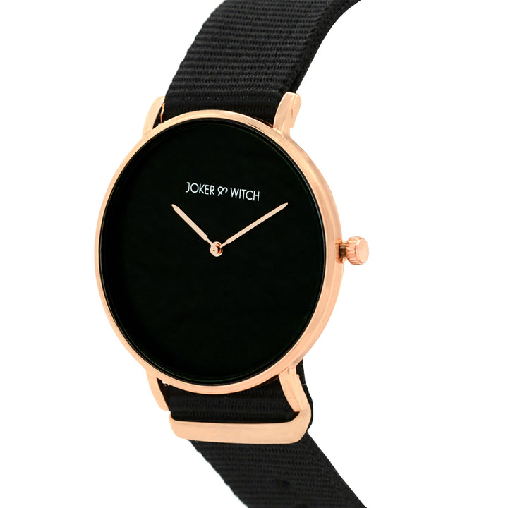 Neo Black Large Dial Nato Strap Men's Watch