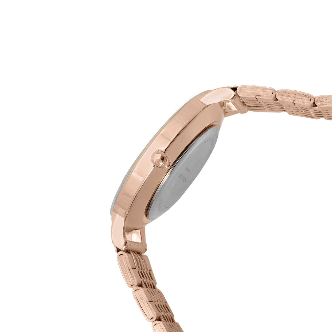 Signature White MOP Large Dial White Linked Chain Strap Women's Watch