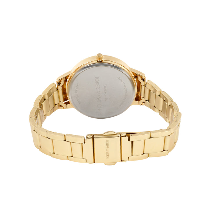 Tokyo Gold Medium Dial Linked Chain Strap Women's Watch