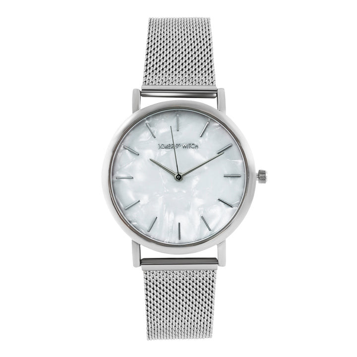 Copenhagen White MOP Medium Dial Silver Mesh Strap Women's Watch
