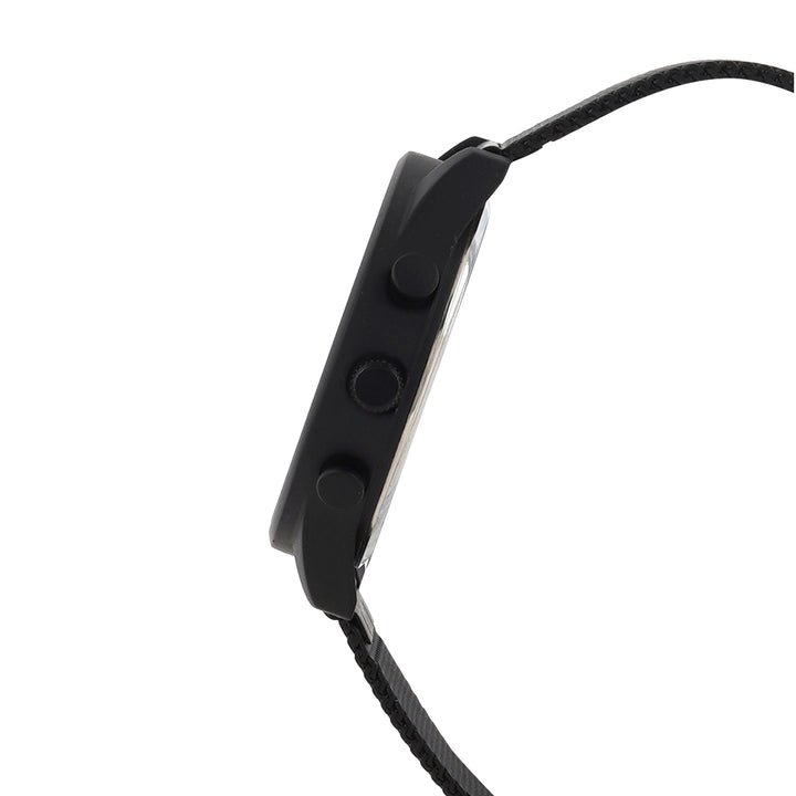 Beetle Black Large Dial Mesh Strap Men's Watch