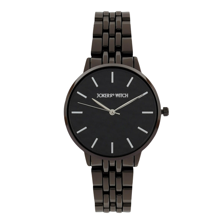 Mini Nebula Black Medium Dial Linked Chain Strap Women's Watch
