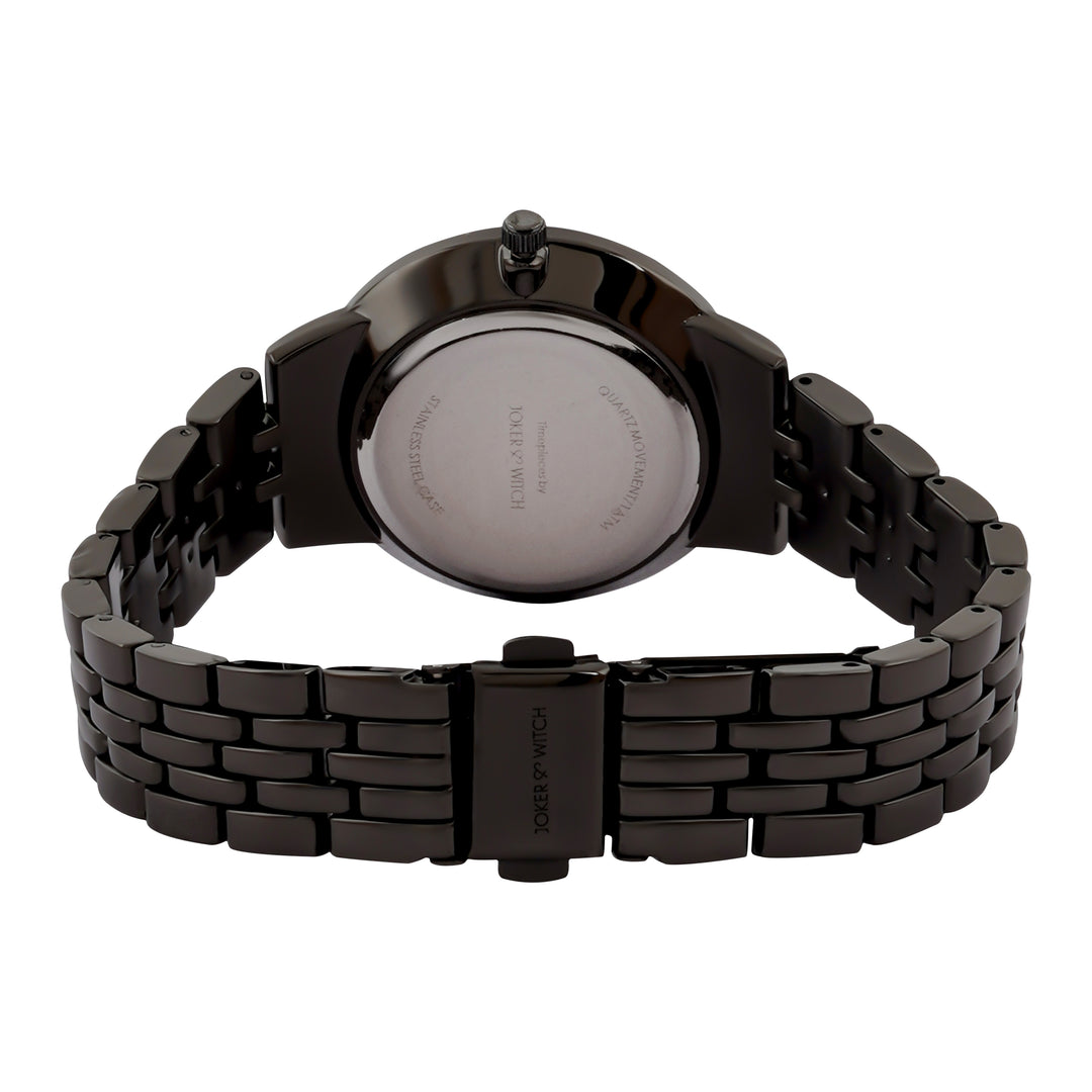 Mini Nebula Black Medium Dial Linked Chain Strap Women's Watch