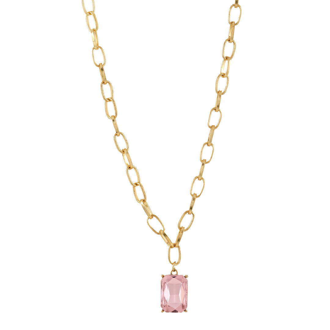 Bewitched Delicate Purple Charm Necklace