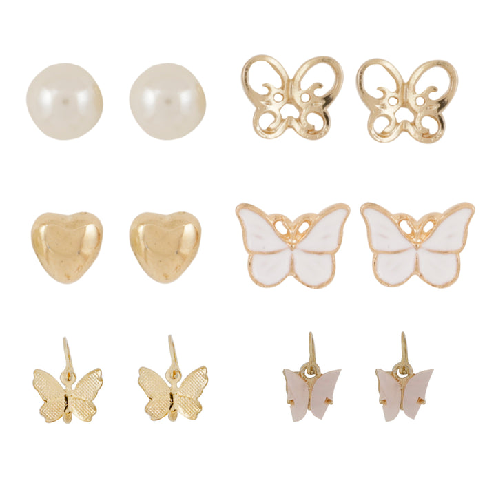 Bewitched Butterfly Set of 6 Earrings