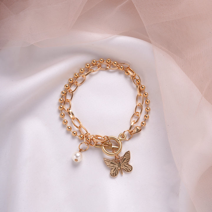 Bewitched Margo Butterfly Linked Bracelet