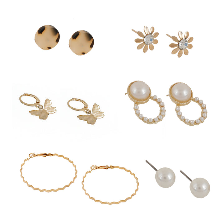 Bewitched Alluring Set of 6 Earrings