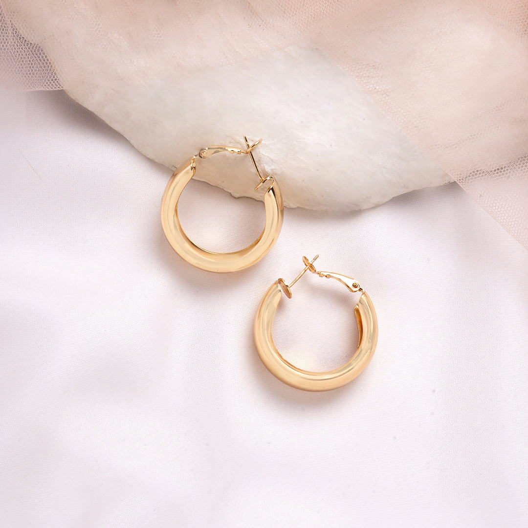 Bewitched Classic Gold Hoop Earrings