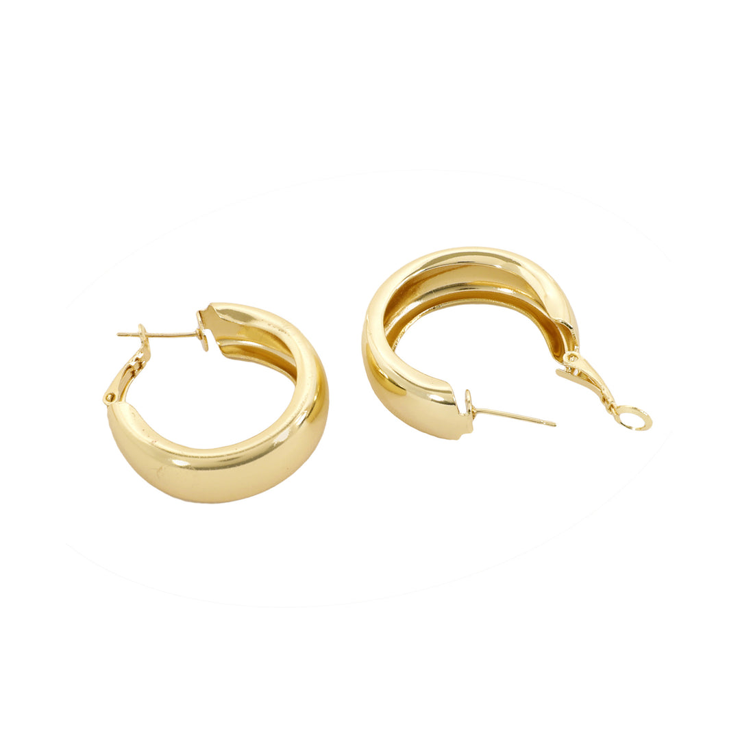 Bewitched Classic Gold Hoop Earrings