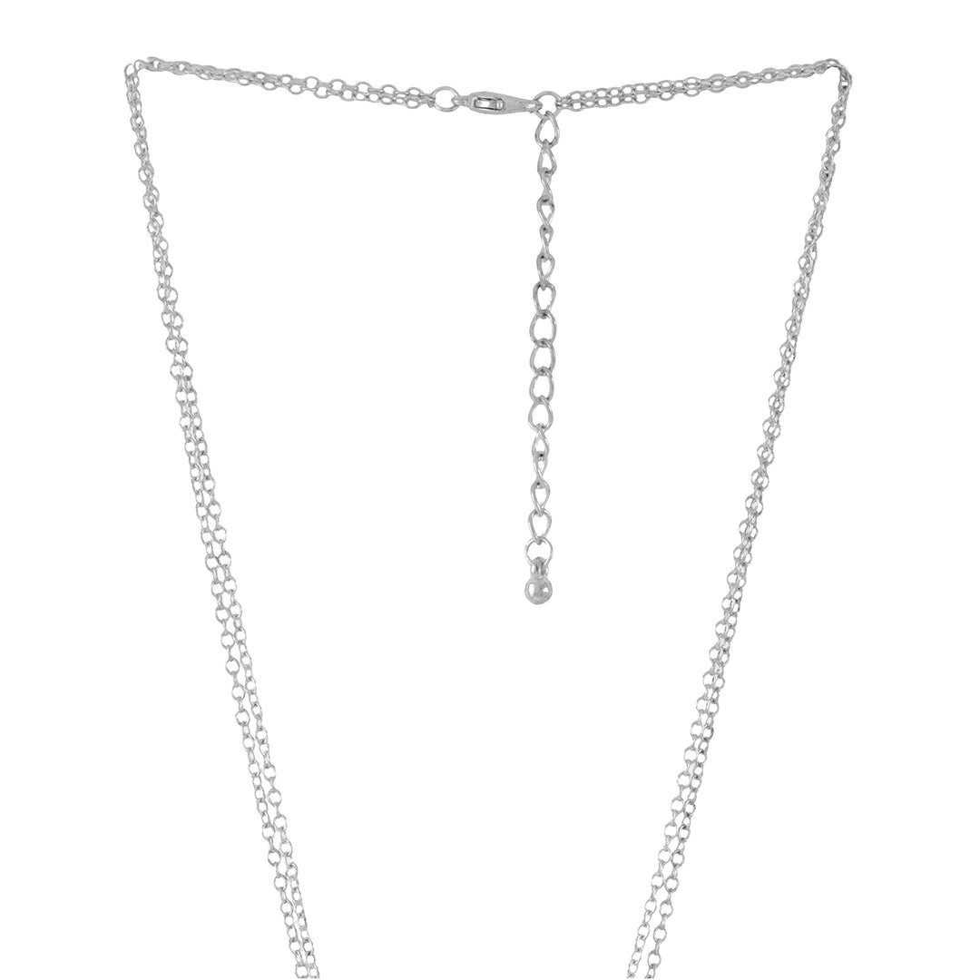 Bewitched Silver Sage Layered Necklace
