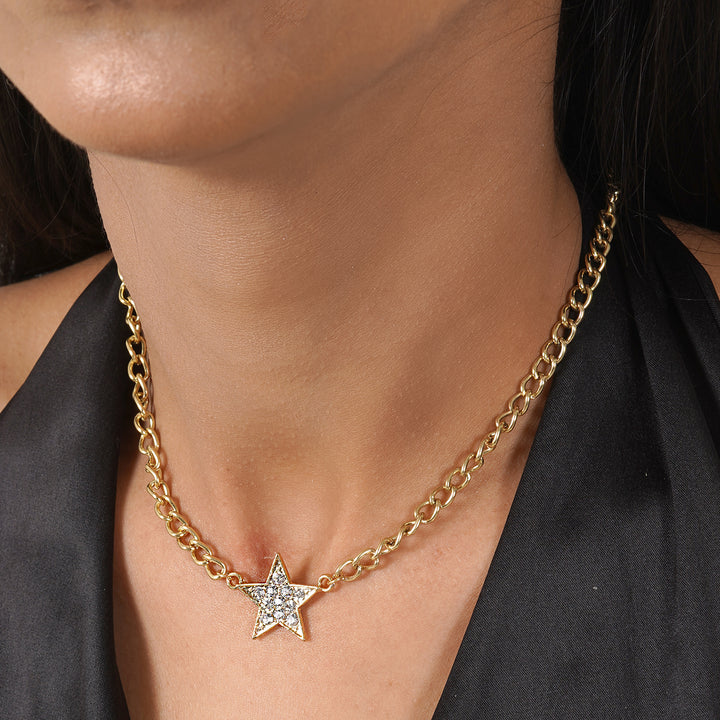 Bewitched Crystal Star Necklace