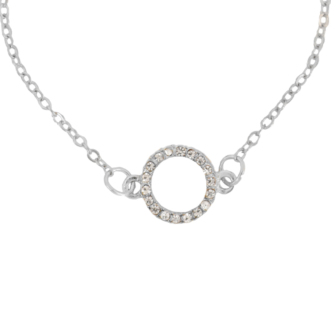 Bewitched Shiny Halo Silver Bracelet