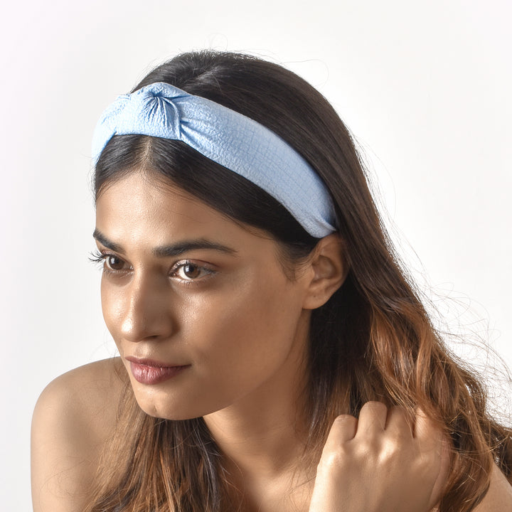 Bewitched Arabella Baby Blue Knotted Hairband