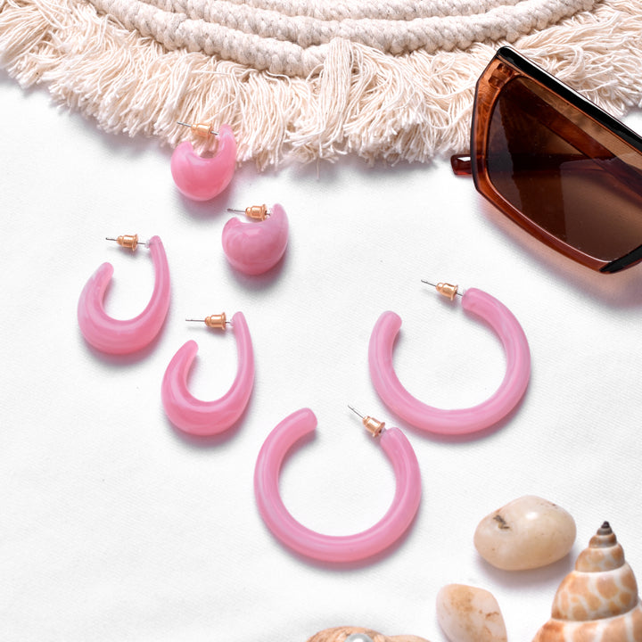 Bewitched Omega Bubblegum Hoop Set