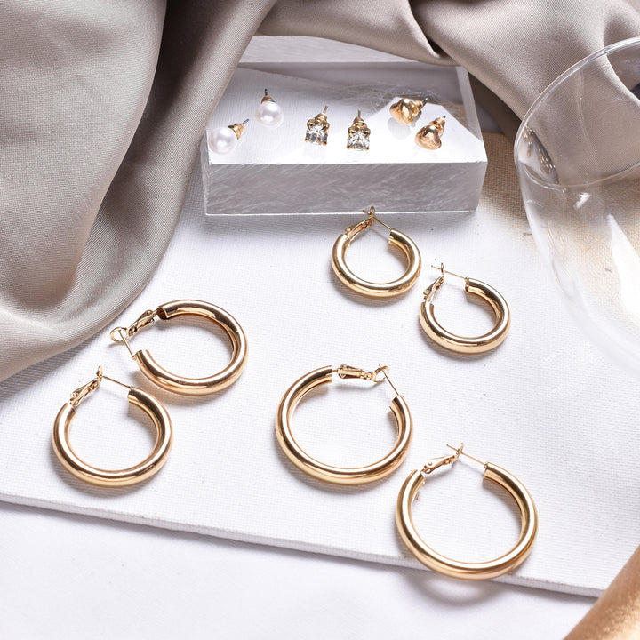 Bewitched Glory Hoop Stud Set