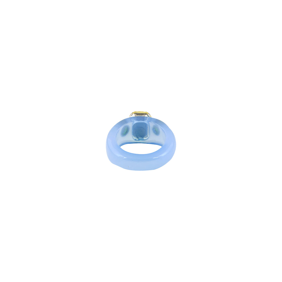 Bewitched Mel Rhinestone Dark Blue Ring