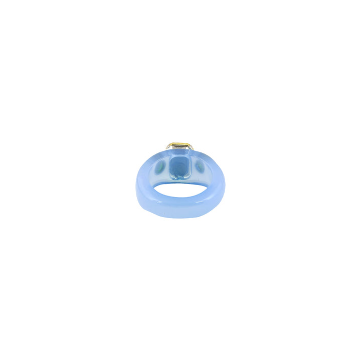 Bewitched Mel Rhinestone Dark Blue Ring
