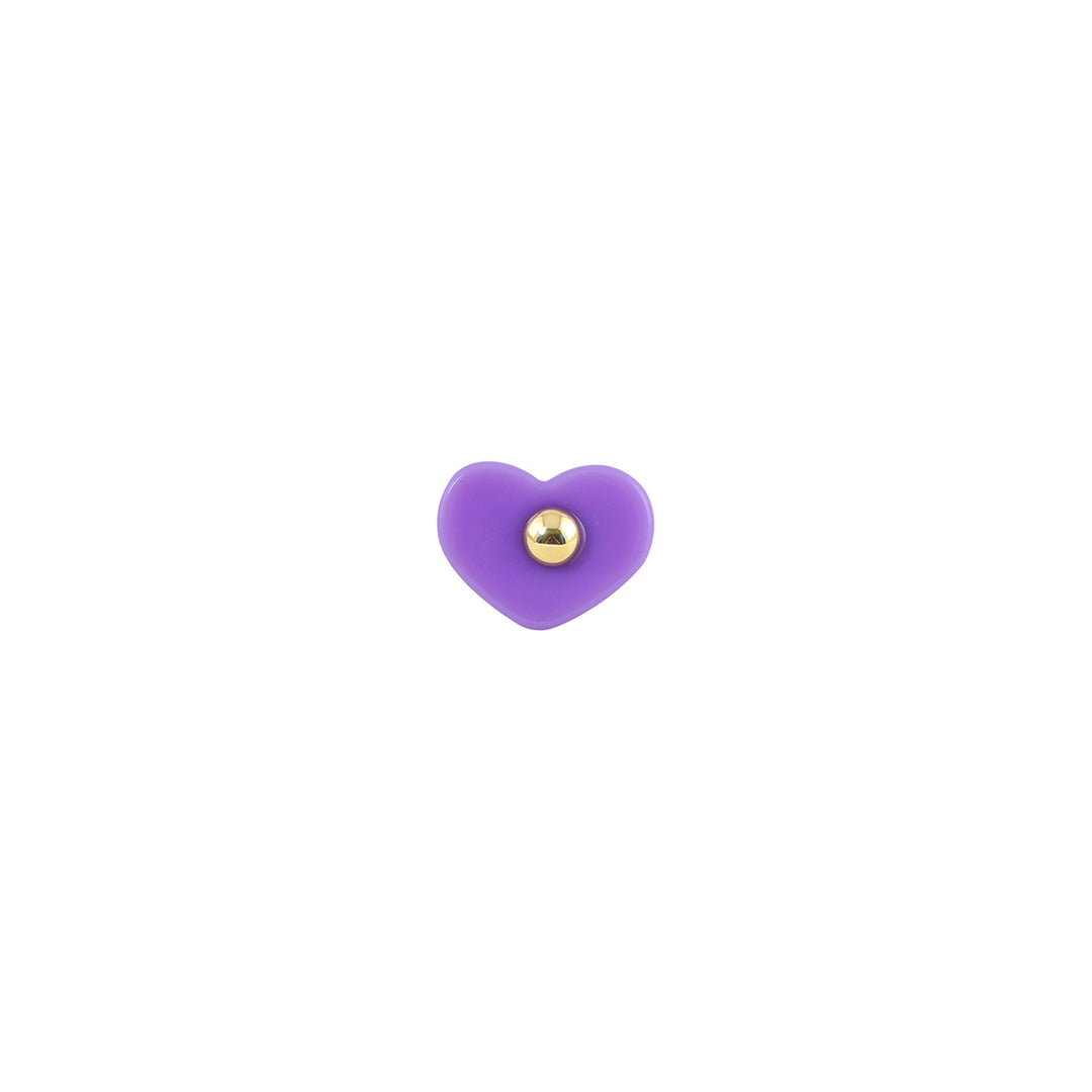 Bewitched Peppa Purple Heart Signet Ring