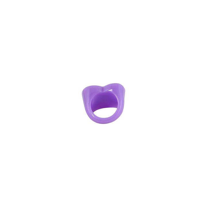 Bewitched Peppa Purple Heart Signet Ring