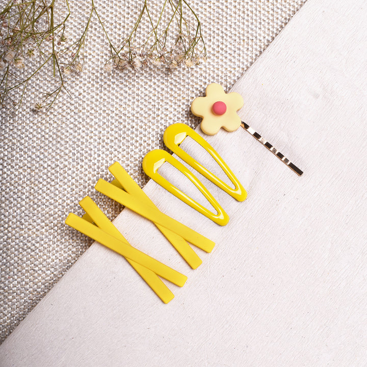 Bewitched Rako Yellow Hairpin Set