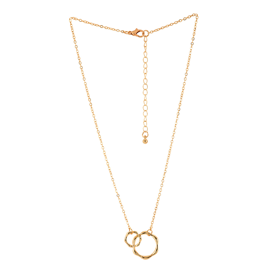 Bewitched Bailey Double Ring Charm Necklace